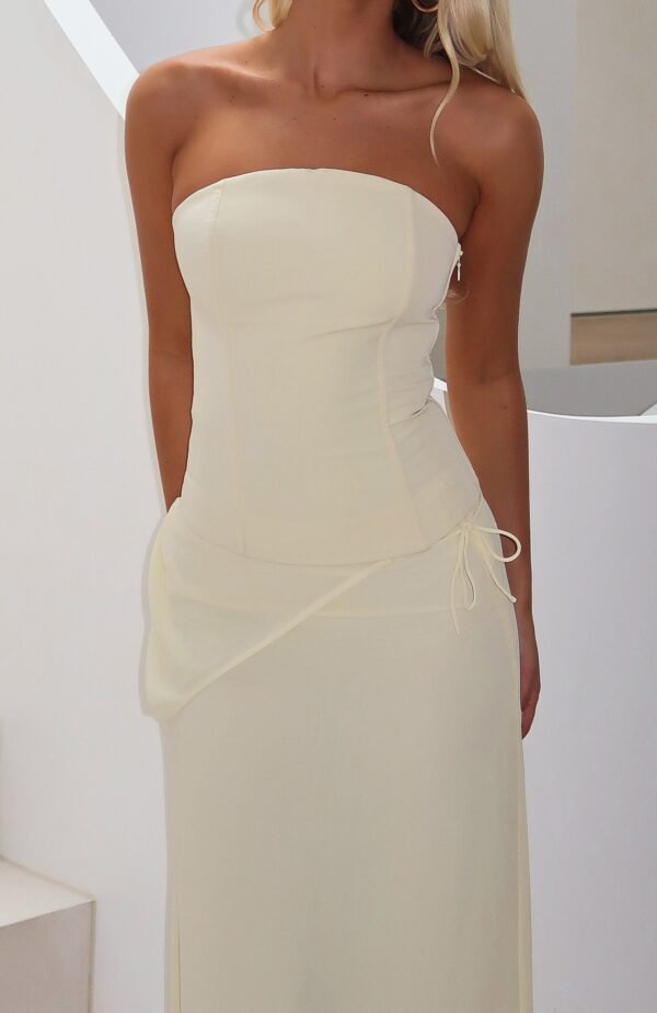 Bye Girl Strapless Bustier Butter